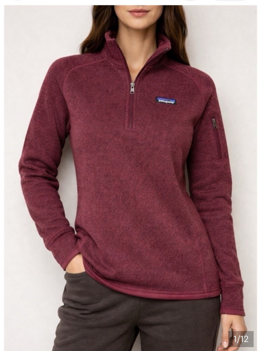 Patagonia woman's M better sweater hiking outdoor
